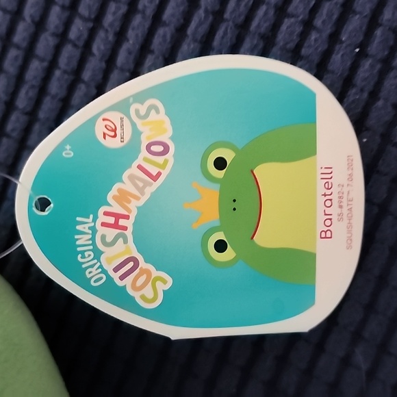 NWT Squishmallows Baratelli The Frog‎ With Crown Walgreens Exclusive - Picture 2 of 11